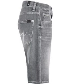 7 for all mankind Shorts mittelgrau JSZ2B070HG Jeansshorts, Regular Fit, Baumwoll-Stretch -Jeansniedrigerpreis 365947 norm3