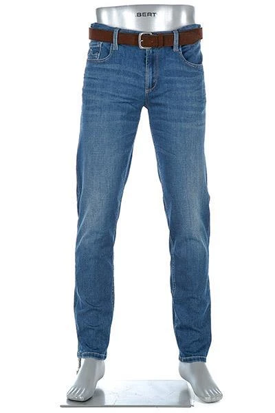 Alberto Tapered Fit Slipe-DS Sustain. 68371379/840 Jeans Slipe, Baumwoll-Stretch 11,5oz, Blau 2 Alberto Tapered Fit Slipe-DS Sustain. 68371379/840 Jeans Slipe, Baumwoll-Stretch 11,5oz, Blau – Bild 2