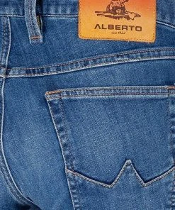 Alberto Tapered Fit Slipe-DS Sustain. 68371379/840 Jeans Slipe, Baumwoll-Stretch 11,5oz, Blau 13 Alberto Tapered Fit Slipe-DS Sustain. 68371379/840 Jeans Slipe, Baumwoll-Stretch 11,5oz, Blau -Jeansniedrigerpreis 366076 norm6