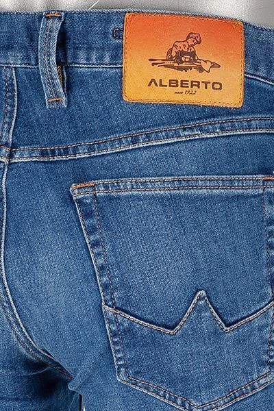 Alberto Tapered Fit Slipe-DS Sustain. 68371379/840 Jeans Slipe, Baumwoll-Stretch 11,5oz, Blau 7 Alberto Tapered Fit Slipe-DS Sustain. 68371379/840 Jeans Slipe, Baumwoll-Stretch 11,5oz, Blau – Bild 7