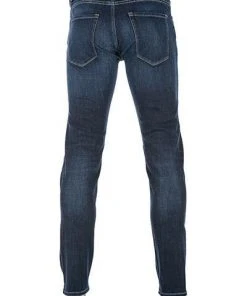 Alberto Slim Fit Slim-DS Sustainable 48371379/890 Jeans Slim, Baumwoll-Stretch 11oz, Dunkelblau , Dunkelblau -Jeansniedrigerpreis 366085 norm3