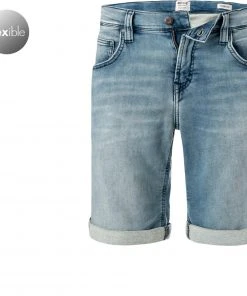 MUSTANG Shorts 1010873/5000/313 Jeansshorts, Regular Fit, Baumwoll-Stretch, Hellblau