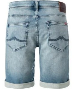 MUSTANG Shorts 1010873/5000/313 Jeansshorts, Regular Fit, Baumwoll-Stretch, Hellblau -Jeansniedrigerpreis 366137 norm2