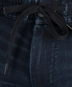 Alberto Tapered Fit House-K 61371959/880 Jeansshorts House, Baumwoll-Stretch, Indigo -Jeansniedrigerpreis 366796 norm4