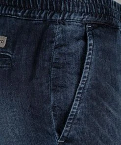 Alberto Tapered Fit House-K 61371959/880 Jeansshorts House, Baumwoll-Stretch, Indigo -Jeansniedrigerpreis 366796 norm5