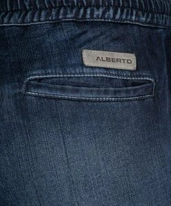 Alberto Tapered Fit House-K 61371959/880 Jeansshorts House, Baumwoll-Stretch, Indigo -Jeansniedrigerpreis 366796 norm6