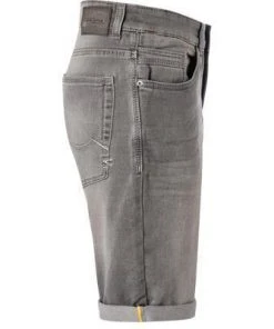 camel active Bermudas 498225/5U74/05 Jeansshorts Madison, Slim Fit, Baumwoll-Stretch, Hellgrau, Grau -Jeansniedrigerpreis 366932 norm3