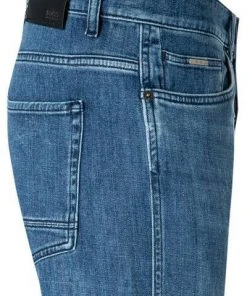 BOSS Jeans Delaware 50438747/420 Slim Fit, Baumwolle T400®, Mittelblau , Blau 8 BOSS Jeans Delaware 50438747/420 Slim Fit, Baumwolle T400®, Mittelblau , Blau -Jeansniedrigerpreis 367620 norm3