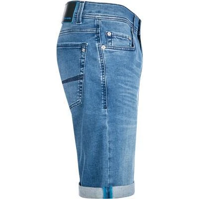 Pierre Cardin Shorts 03452/000/08860/06 Jeansshorts, Baumwolle T400®, Mittelblau, Hellblau 4 Pierre Cardin Shorts 03452/000/08860/06 Jeansshorts, Baumwolle T400®, Mittelblau, Hellblau – Bild 4