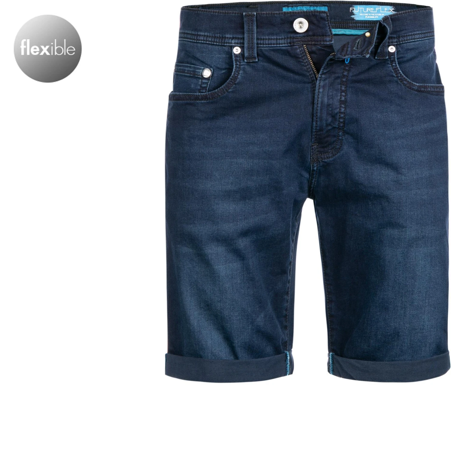 Pierre Cardin Shorts 03452/000/08885/42 Jeansshorts, Baumwolle T400®, Dunkelblau, Indigo 1 Pierre Cardin Shorts 03452/000/08885/42 Jeansshorts, Baumwolle T400®, Dunkelblau, Indigo