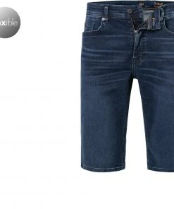 BOSS Jeansshorts Taber 50453282/419 Tapered Fit, Baumwoll-Stretch, Navy