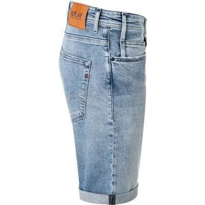 Replay Shorts RBJ MA981Y.000.573 812/010 Jeansshorts, Bio-Baumwoll-Stretch 10,5oz, Blau 4 Replay Shorts RBJ MA981Y.000.573 812/010 Jeansshorts, Bio-Baumwoll-Stretch 10,5oz, Blau – Bild 4