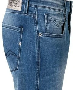 Replay Jeans Anbass M914Y.000.41A 861/009 Baumwoll-Stretch 10oz, Indigo -Jeansniedrigerpreis 369262 norm3