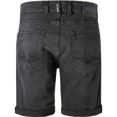Replay Shorts RBJ MA981Y.000.573B818/097 Jeansshorts, Bio Baumwoll-Stretch 10,5oz, Schwarz 3 Replay Shorts RBJ MA981Y.000.573B818/097 Jeansshorts, Bio Baumwoll-Stretch 10,5oz, Schwarz – Bild 3