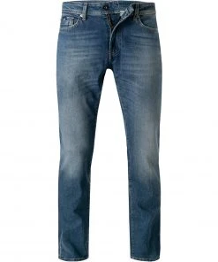 GAS Jeans 351380 030879/WZ22 Jeans Albert, Slim Fit, Baumwoll-Stretch 12oz, Mittelblau, Blau