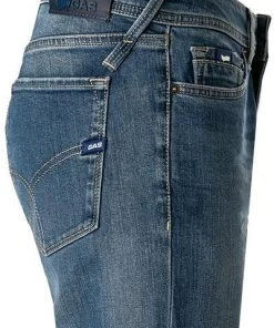 GAS Jeans 351380 030879/WZ22 Jeans Albert, Slim Fit, Baumwoll-Stretch 12oz, Mittelblau, Blau -Jeansniedrigerpreis 369713 norm3
