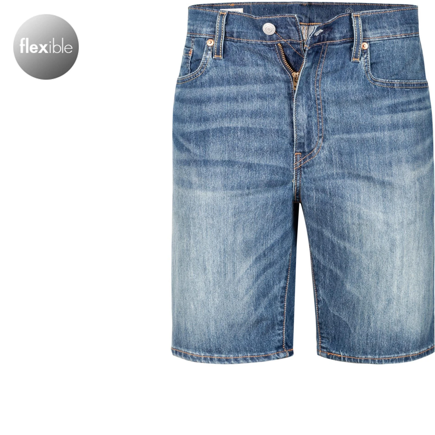 Levi's® 405 Standard Shorts boomboom 39864/0016 Jeansshorts 405, Baumwoll-Stretch 9oz, Indigo 1 Levi's® 405 Standard Shorts boomboom 39864/0016 Jeansshorts 405, Baumwoll-Stretch 9oz, Indigo
