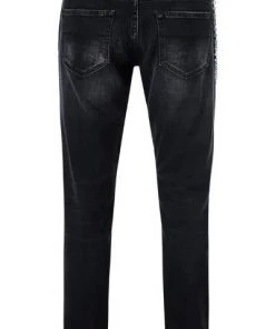 tramarossa 21UB51980/19-80/D394/BLACKDESTROYED Jeans, Slim Fit, Baumwoll-Stretch, Black destroyed 8 tramarossa 21UB51980/19-80/D394/BLACKDESTROYED Jeans, Slim Fit, Baumwoll-Stretch, Black destroyed -Jeansniedrigerpreis 370867 norm2