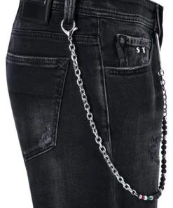 tramarossa 21UB51980/19-80/D394/BLACKDESTROYED Jeans, Slim Fit, Baumwoll-Stretch, Black destroyed 9 tramarossa 21UB51980/19-80/D394/BLACKDESTROYED Jeans, Slim Fit, Baumwoll-Stretch, Black destroyed -Jeansniedrigerpreis 370867 norm3