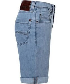 MUSTANG Jeansshorts 1011159/5000/310 Slim Fit, Baumwoll-Stretch, Hellblau -Jeansniedrigerpreis 370909 norm3