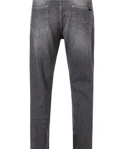 7 for all mankind Jeans Slimmy grey JSMXR860TW Tapered Fit, Baumwolle T400®, Grau -Jeansniedrigerpreis 370991 norm2