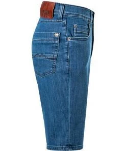 MUSTANG Jeansshorts 1011159/5000/580 Slim Fit, Baumwoll-Stretch 9,75oz, Blau 7 MUSTANG Jeansshorts 1011159/5000/580 Slim Fit, Baumwoll-Stretch 9,75oz, Blau -Jeansniedrigerpreis 371015 norm3