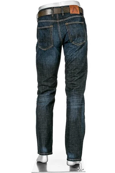 Alberto Regular Fit Pipe 89371896/891 Jeans Pipe, Baumwoll-Stretch 11oz, Dunkelblau 3 Alberto Regular Fit Pipe 89371896/891 Jeans Pipe, Baumwoll-Stretch 11oz, Dunkelblau – Bild 3