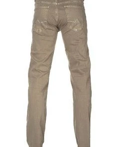 Alberto Regular Fit Pipe-DS Coloured 42471383/520 Jeans Pipe, Baumwolle T400® 9oz, Beige -Jeansniedrigerpreis 371774 norm3