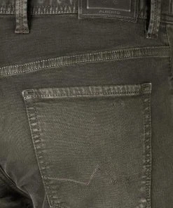 Alberto Regular Fit Pipe-DS Coloured 42471383/680 Jeans Pipe, Baumwolle T400® 9oz, Military -Jeansniedrigerpreis 371904 norm6
