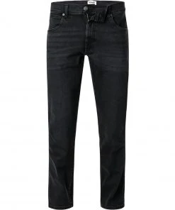 Wrangler Texas Slim black Crow W12SHP363 Jeans Texas, Slim Fit, Baumwoll-Stretch 13oz, Schwarz