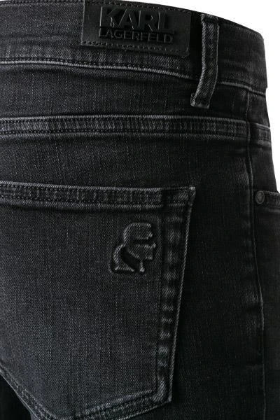 KARL LAGERFELD Jeans 265801/0/512835/990 Slim Fit, Baumwoll-Stretch 10,25oz, Schwarz 4 KARL LAGERFELD Jeans 265801/0/512835/990 Slim Fit, Baumwoll-Stretch 10,25oz, Schwarz – Bild 4