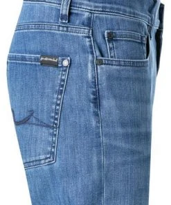7 for all mankind Standard mid blue JSMNB800LM Jeans, Baumwoll-Stretch, Mittelblau -Jeansniedrigerpreis 372212 norm3