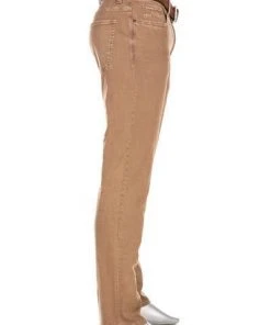 Alberto Regular Fit Pipe-DS Coloured 42471383/540 Jeans Pipe, Baumwolle T400® 9oz, Braun -Jeansniedrigerpreis 372500 norm2