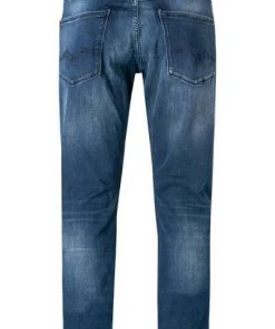 Replay Jeans Anbass M914Y.000.41A 90A/007 Slim Fit, Baumwoll-Stretch 10oz, Dunkelindigo -Jeansniedrigerpreis 374065 norm2