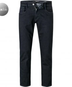 Replay Jeans Anbass M914Y.000.41A 910/007 Slim Fit, Baumwoll-Stretch 10oz, Dunkelindigo