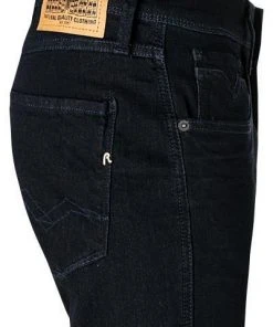 Replay Jeans Anbass M914Y.000.41A 910/007 Slim Fit, Baumwoll-Stretch 10oz, Dunkelindigo -Jeansniedrigerpreis 374067 norm3
