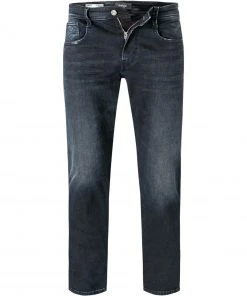 Replay Jeans Anbass M914Y.000.573BB92/007 Slim Fit, Bio Baumwoll-Stretch 10,5oz, Nachtblau , Nachtblau