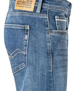 Replay Jeans Grover MA972.000.285 914/009 Straight Fit, Baumwoll-Stretch 11,5oz, Mittelblau -Jeansniedrigerpreis 374073 norm3