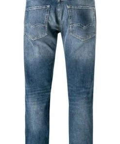 Replay Jeans Rocco M1005.000.573 946/009 Comfort Fit, Bio Baumwoll-Stretch 10,5oz, Dunkelindigo -Jeansniedrigerpreis 374075 norm2