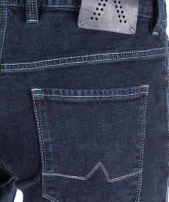 Alberto Regular Fit Pipe Authentic 42471494/897 Jeans Pipe, Baumwoll-Stretch 11oz, Navy -Jeansniedrigerpreis 374541 norm6