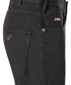 EMPORIO ARMANI Jeans 8N1J45/1GN0Z/0999 Baumwoll-Stretch, Schwarz -Jeansniedrigerpreis 374629 norm3