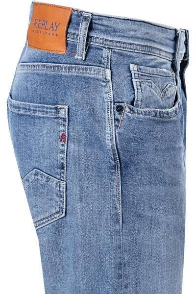 Replay Jeans Rocco M1005.000.573 950/009 Comfort Fit, Bio Baumwoll-Stretch 10,5oz, Mittelblau 4 Replay Jeans Rocco M1005.000.573 950/009 Comfort Fit, Bio Baumwoll-Stretch 10,5oz, Mittelblau – Bild 4
