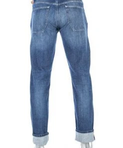 Alberto Bike Regular Fit Organic Den. 61582381/885 Jeans Bike, Bio Baumwoll-Stretch 10oz, Blau, Dunkelblau -Jeansniedrigerpreis 375345 norm3