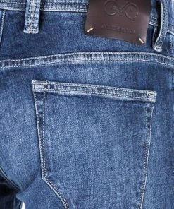 Alberto Bike Regular Fit Organic Den. 61582381/885 Jeans Bike, Bio Baumwoll-Stretch 10oz, Blau, Dunkelblau -Jeansniedrigerpreis 375345 norm6