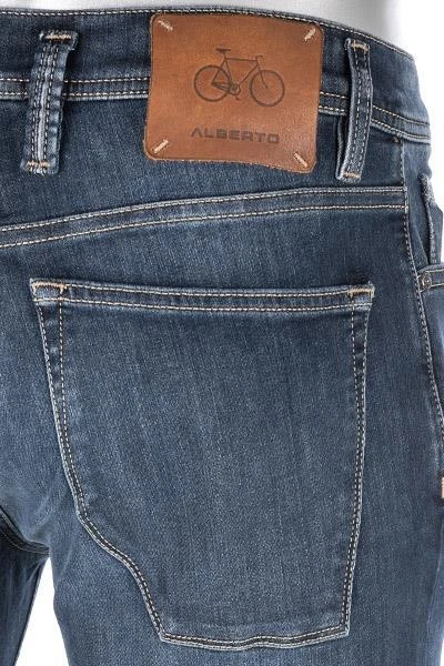 Alberto Bike Slim Fit Speed Hybrid 67582464/892 Jeans Bike, Baumwoll-Stretch wasserabweisend 10oz, Navy 6 Alberto Bike Slim Fit Speed Hybrid 67582464/892 Jeans Bike, Baumwoll-Stretch wasserabweisend 10oz, Navy – Bild 6