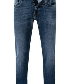 Replay Jeans Anbass M914Y.000.573 946/009 Slim Fit, Bio Baumwoll-Stretch, Mittelblau