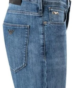 EMPORIO ARMANI Jeans 8N1J06/1D5QZ/0942 Slim Fit, Baumwoll-Stretch, Jeansblau 8 EMPORIO ARMANI Jeans 8N1J06/1D5QZ/0942 Slim Fit, Baumwoll-Stretch, Jeansblau -Jeansniedrigerpreis 376083 norm3