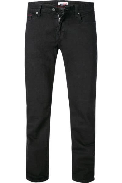TOMMY JEANS DM0DM11120/1BZ Straight Fit, Baumwoll-Stretch, Schwarz 2 TOMMY JEANS DM0DM11120/1BZ Straight Fit, Baumwoll-Stretch, Schwarz – Bild 2