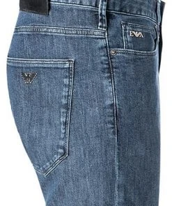 EMPORIO ARMANI Jeans 8N1J06/1D85Z/0942 Baumwoll-Stretch, Jeansblau -Jeansniedrigerpreis 377096 norm3