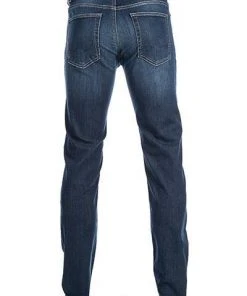 Alberto Regular Fit Pipe-DS Hybrid 68671464/891 Jeans Pipe, Baumwoll-Stretch 10oz, Navy -Jeansniedrigerpreis 377321 norm3